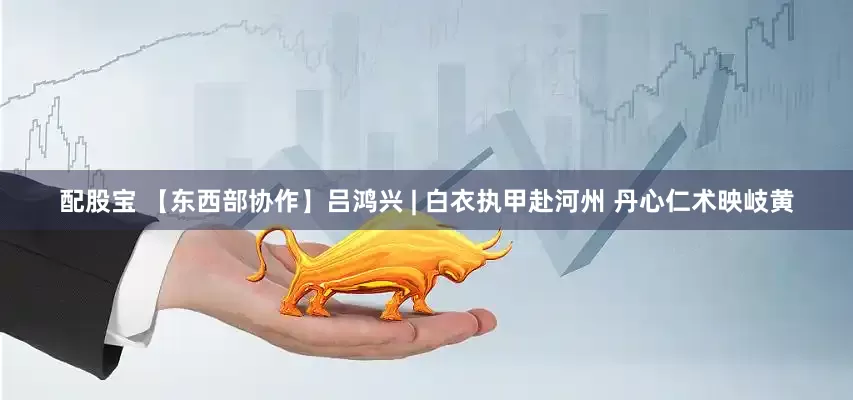 配股宝 【东西部协作】吕鸿兴 | 白衣执甲赴河州 丹心仁术映岐黄