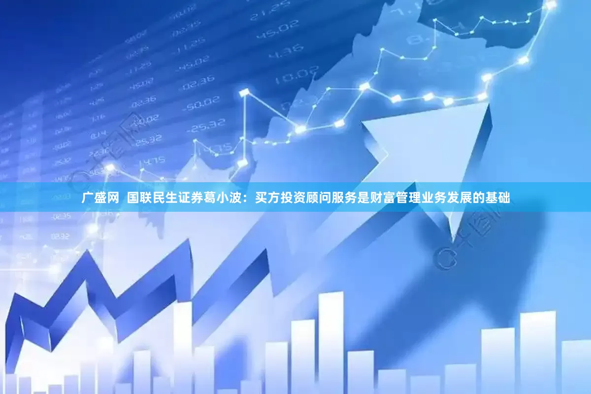 广盛网  国联民生证券葛小波：买方投资顾问服务是财富管理业务发展的基础
